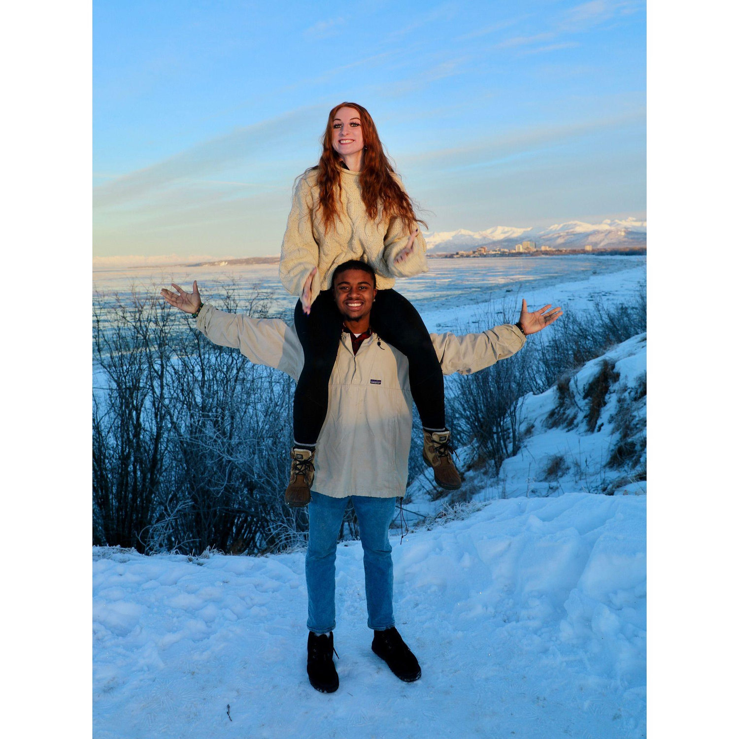 City of Anchorage behind us!