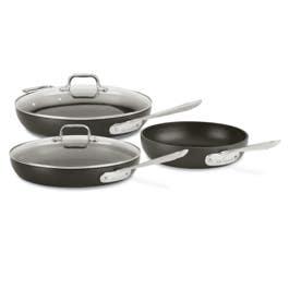 All-Clad HA1 Hard Anodized Nonstick Fry Pan Cookware Set, 5 piece set