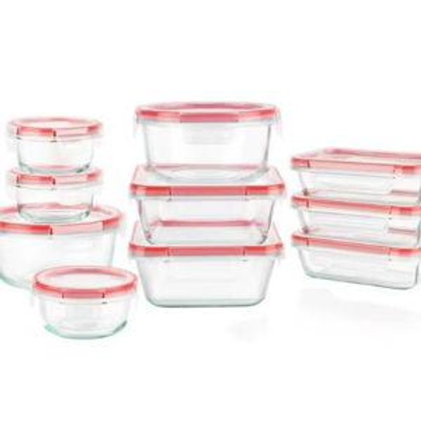 Pyrex 20pc Glass Freshlock Food Storage Set