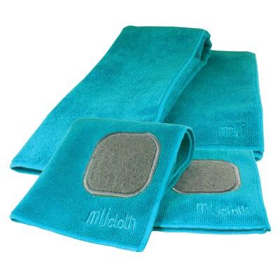 Ultra Absorbent Solid Microfiber Kitchen Towel With Scrubber Cloth - Mu Kitchen