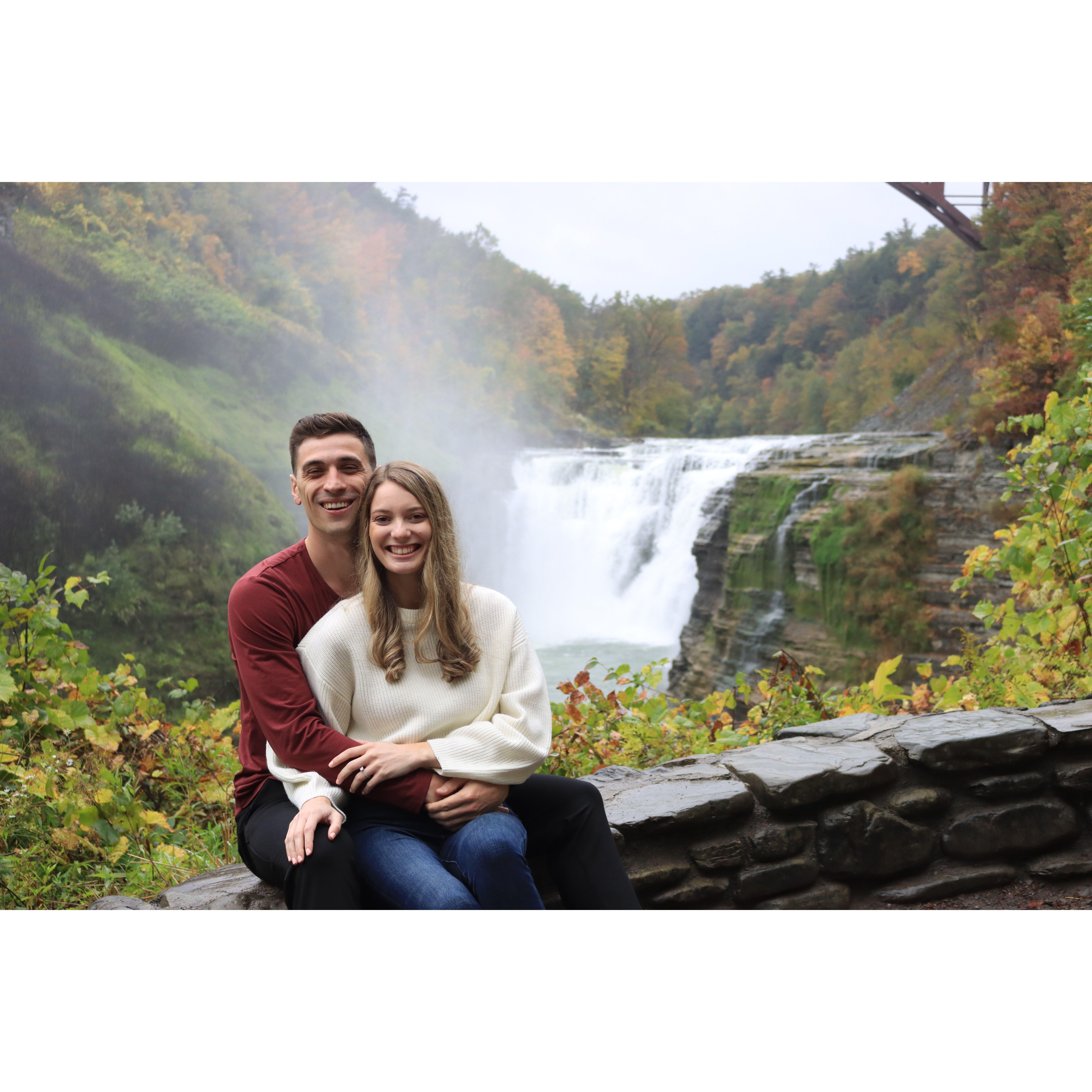 Engagement Pictures at Letchworth State Park