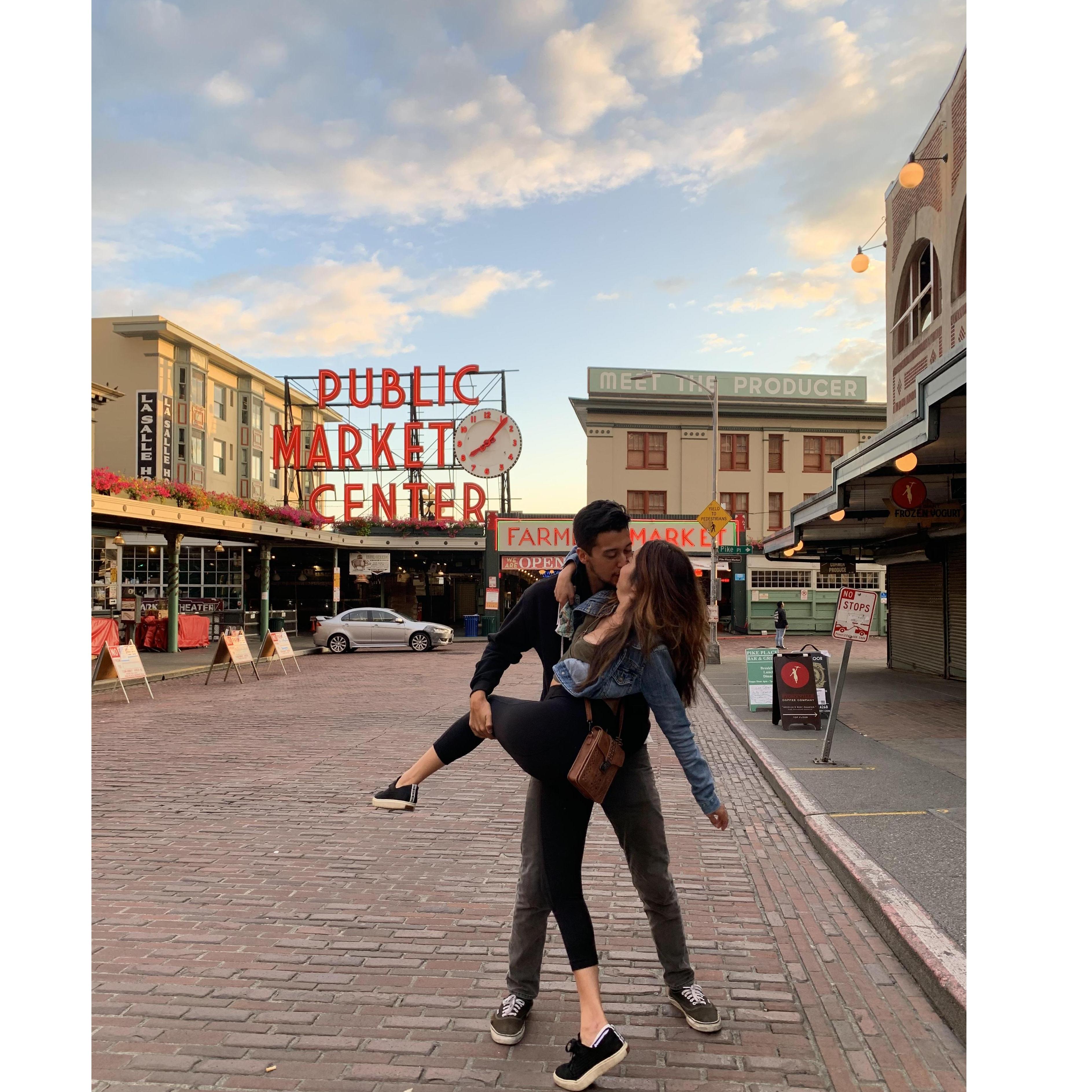 Our first time in Seattle together!