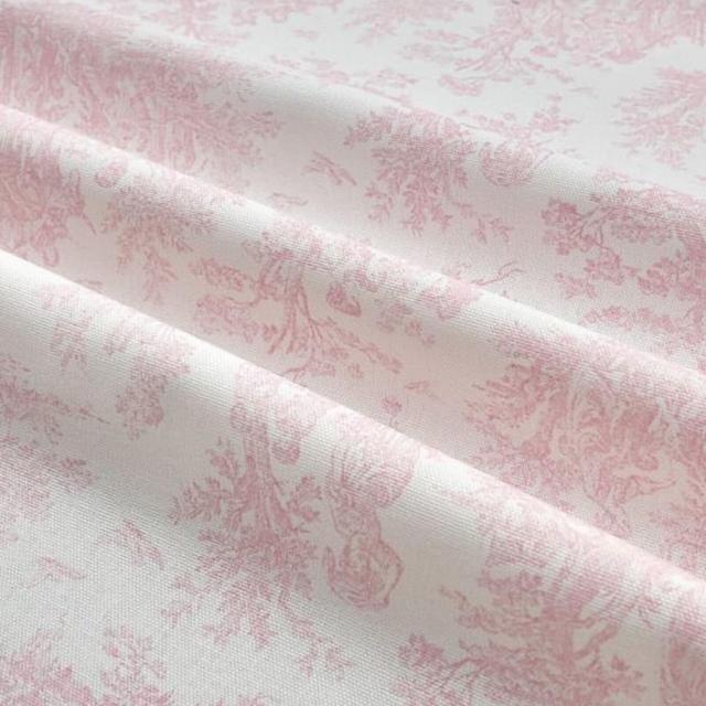 Pink Toile Tablecloth Table Cover Linen Toile Table Cloth Colonial Traditional Home Decor Overlay Classic Dining Room Table Linens