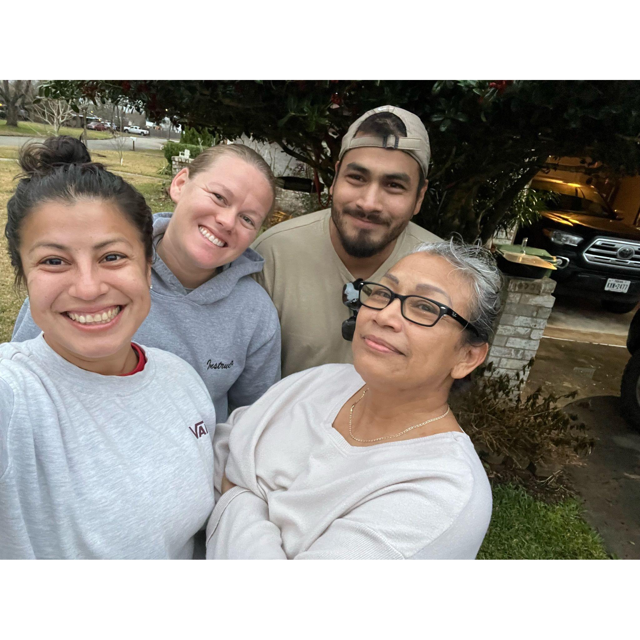 Visiting our Texas family