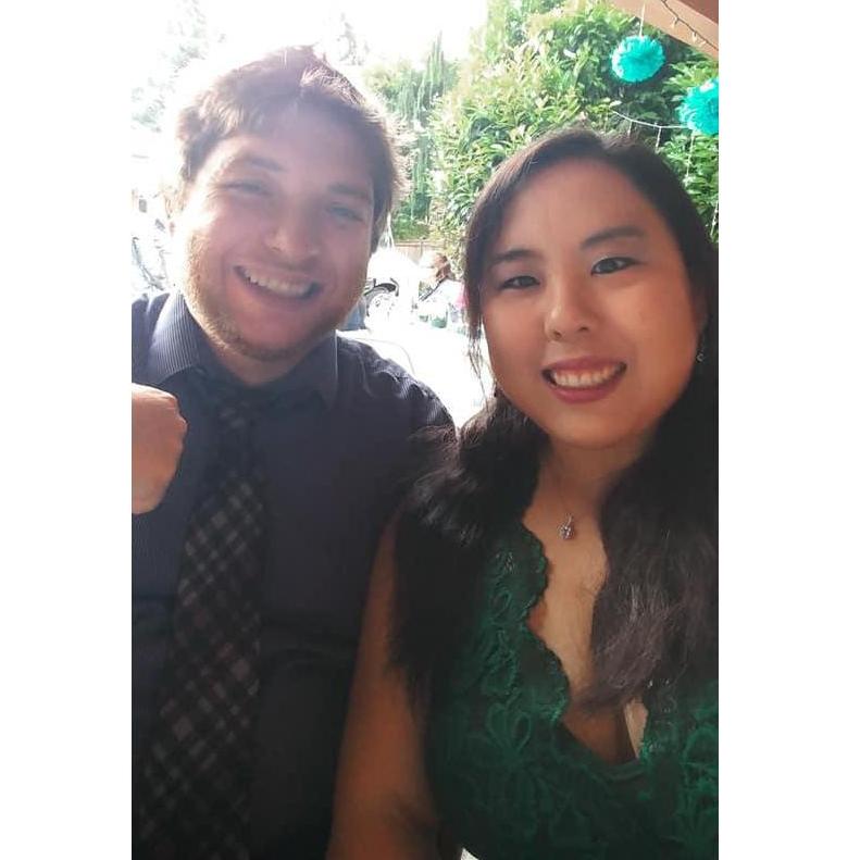 Celebrating our friend's wedding!