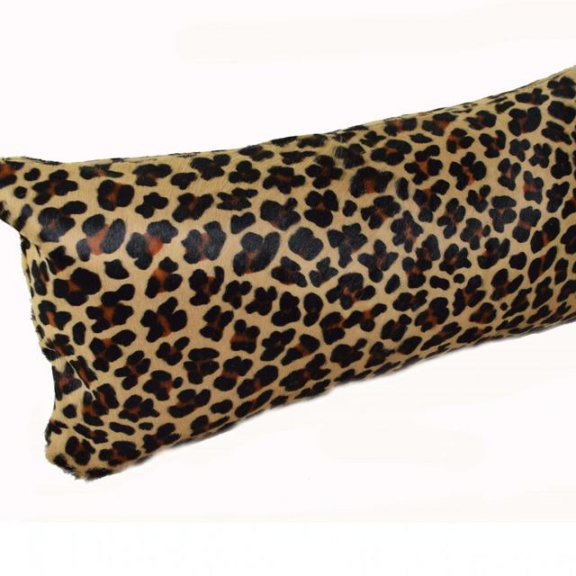 Leopard Print Cowhide Lumbar