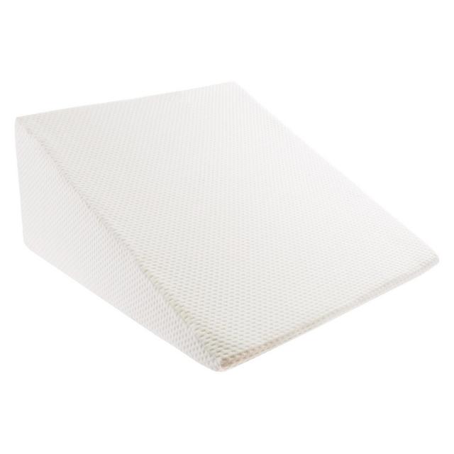 Yorkshire Home King Extra High Wedge Memory Foam Support Pillow with Rayon from Bamboo Fiber Cover Ivory