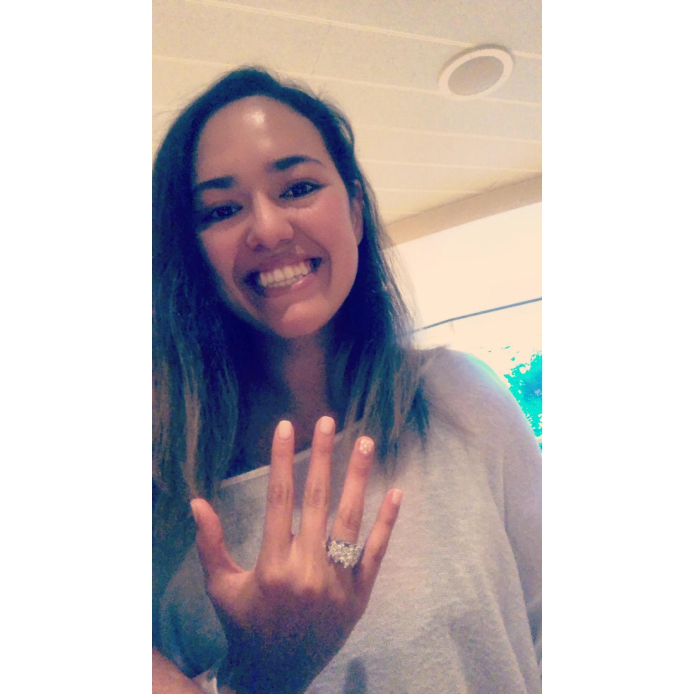 Showing off my new bling