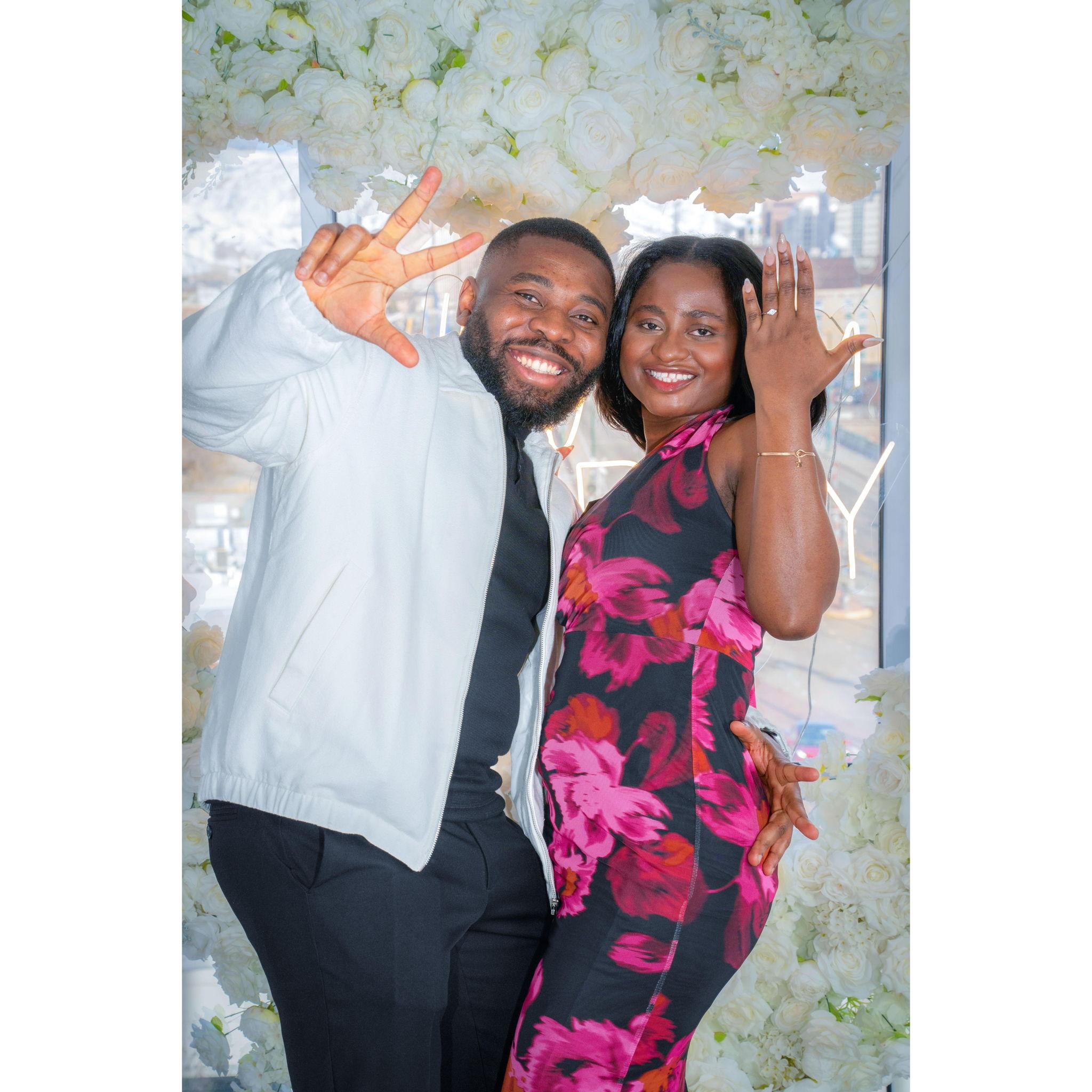 The unforgettable proposal, God perfected usl!!