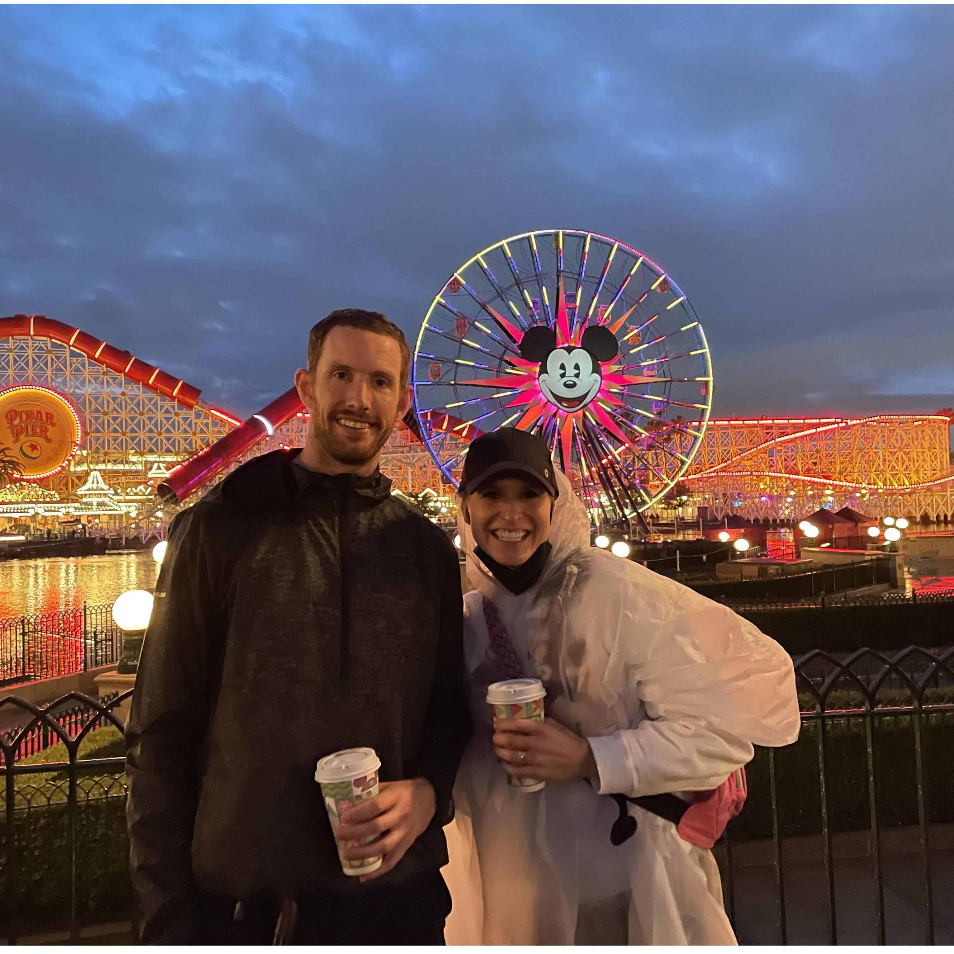 Disneyland at night!