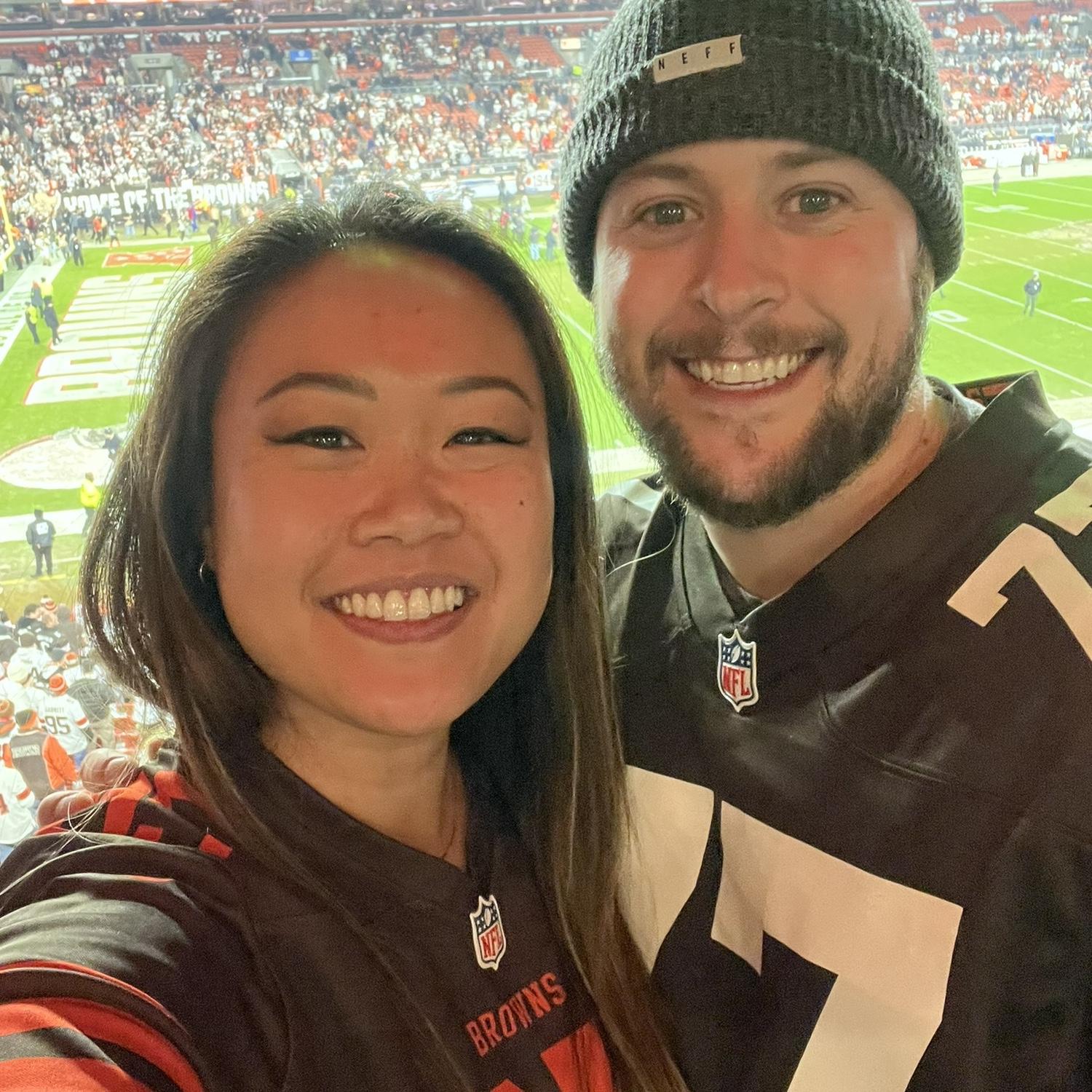 Marissa’s first Cleveland Browns game in 2023