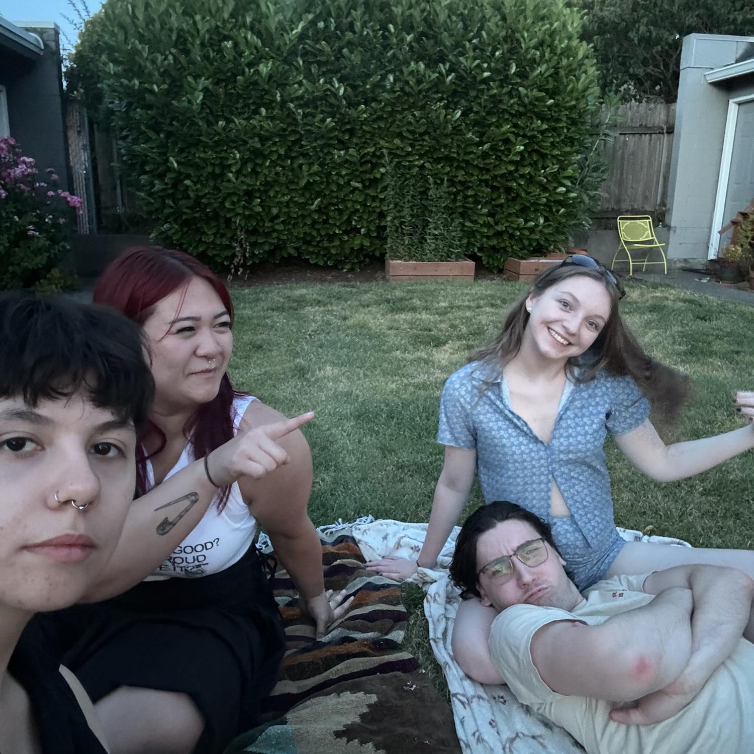 Much merriment has been had in our courtyard on Summer afternoons, especially with these two <3