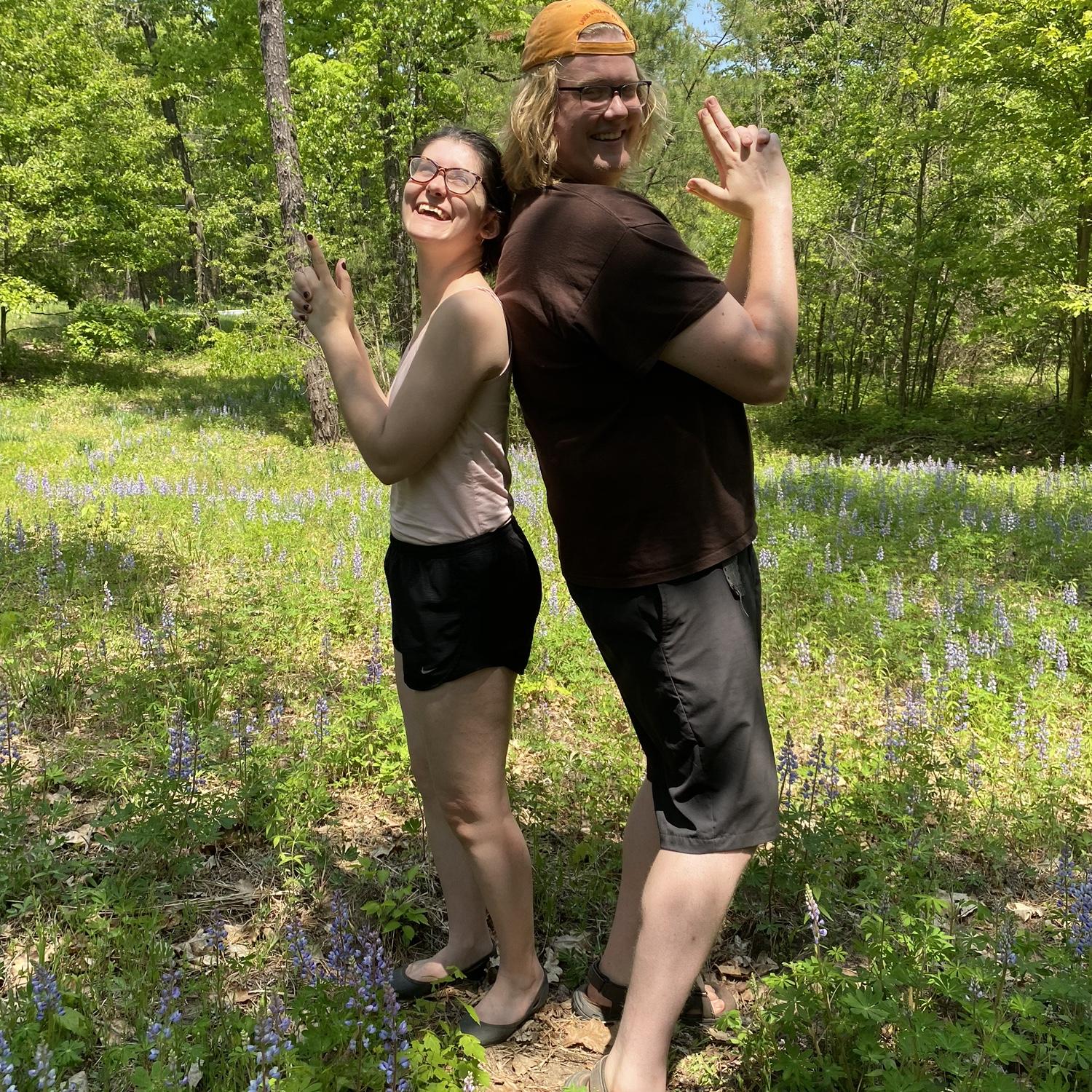 Posing at the Wilton Wildlife Preserve, Wilton, NY.
(May 2023)