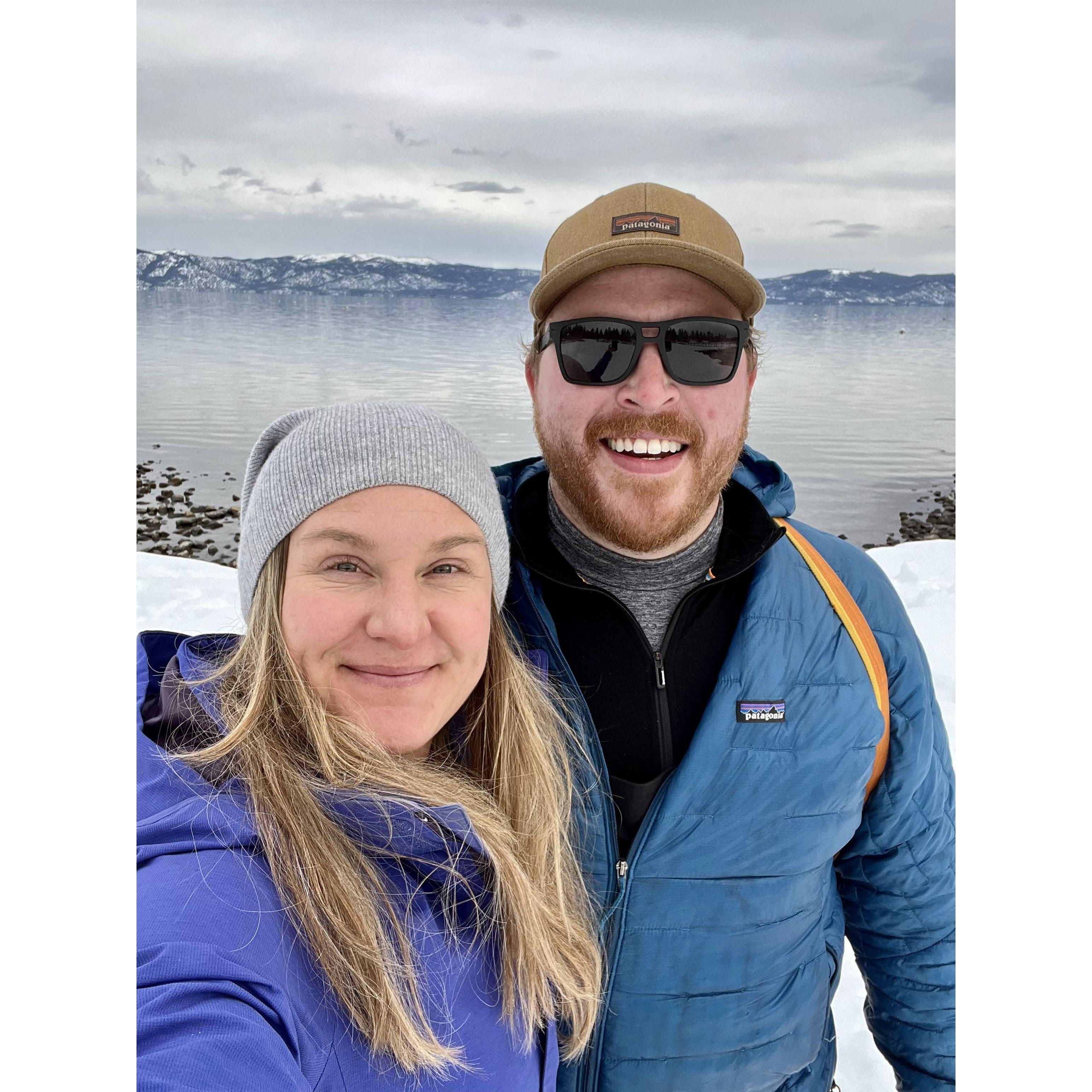 We love our tradition of the long drive from Seattle to Tahoe ahead of family Christmas time.