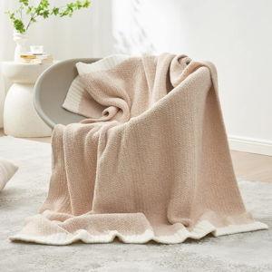 Snuggle Sac Heather Beige Throw Blanket