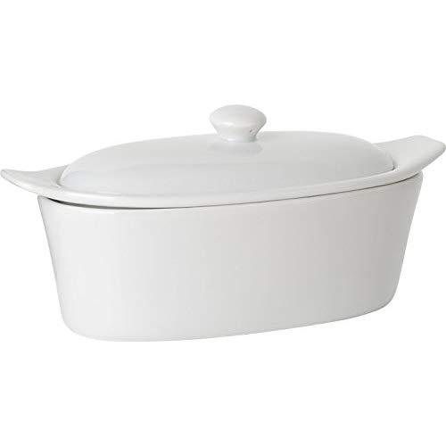 Trudeau 09607081A Butter Boat, Medium, White