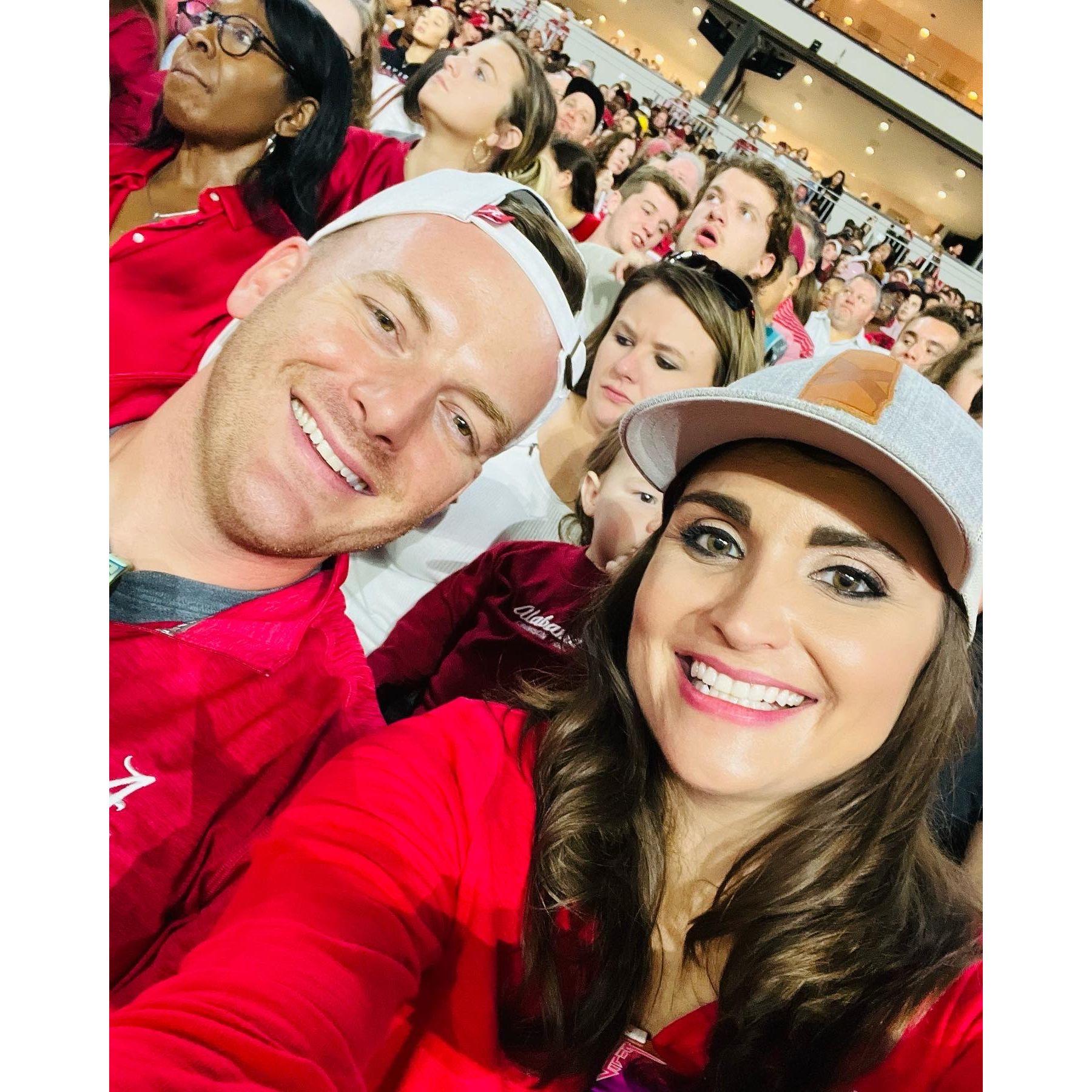 Crystal’s first SEC Game.. #RollTide