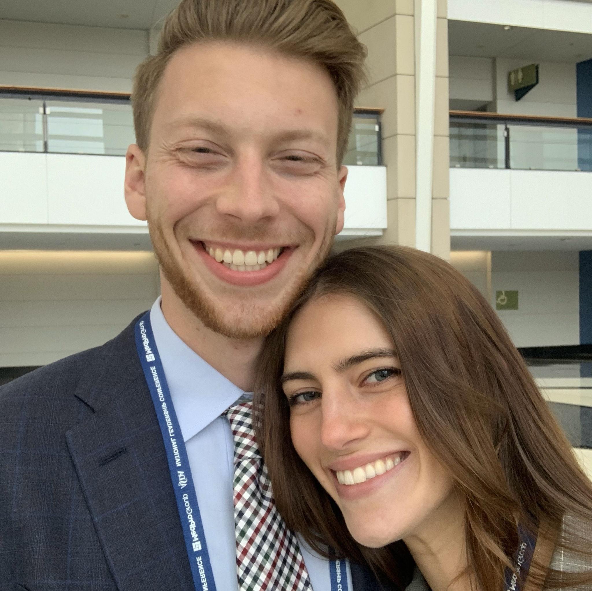 Our first dental conference together