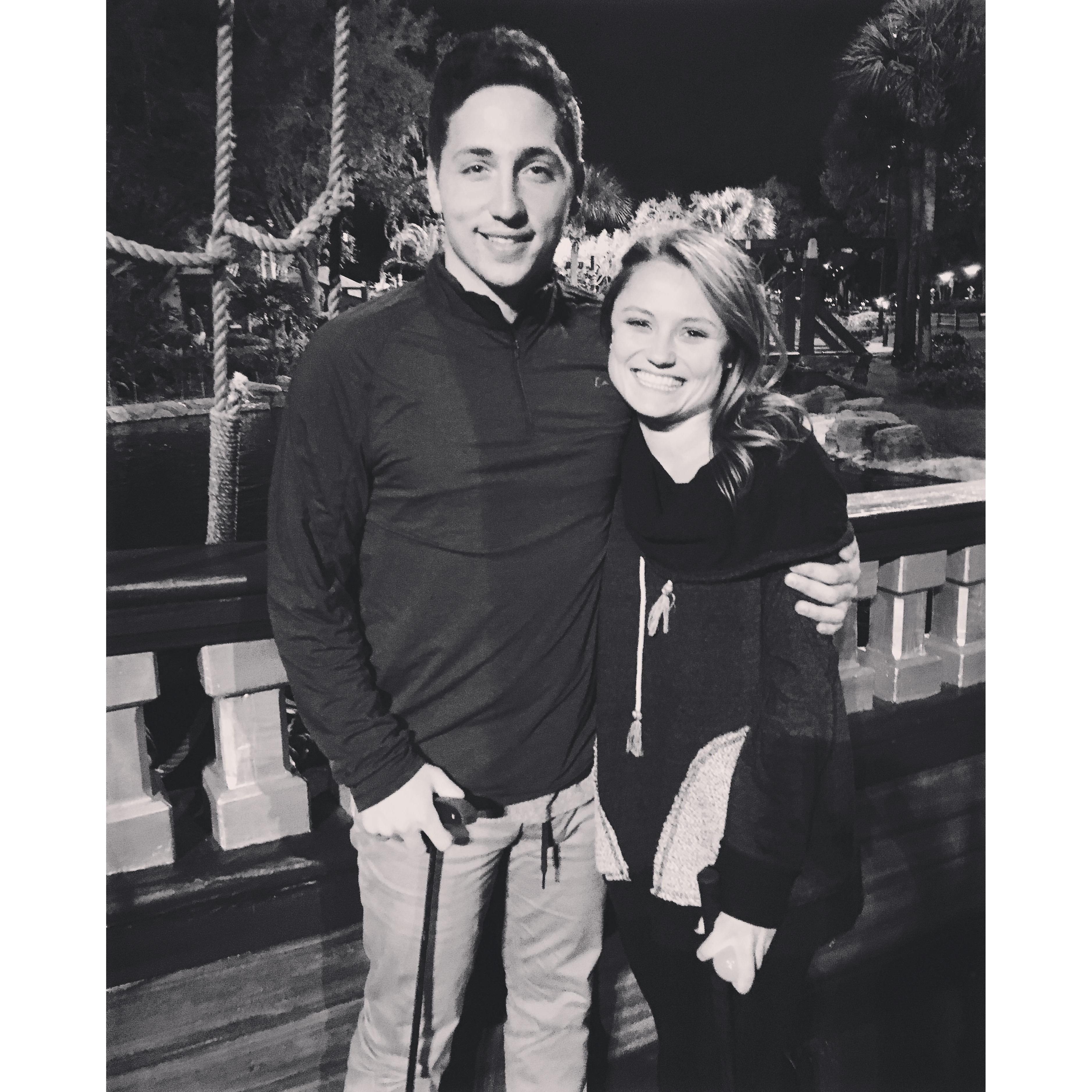 Throwback to January 2016 when Stephen met the family on our Christmas Vacation to Florida.