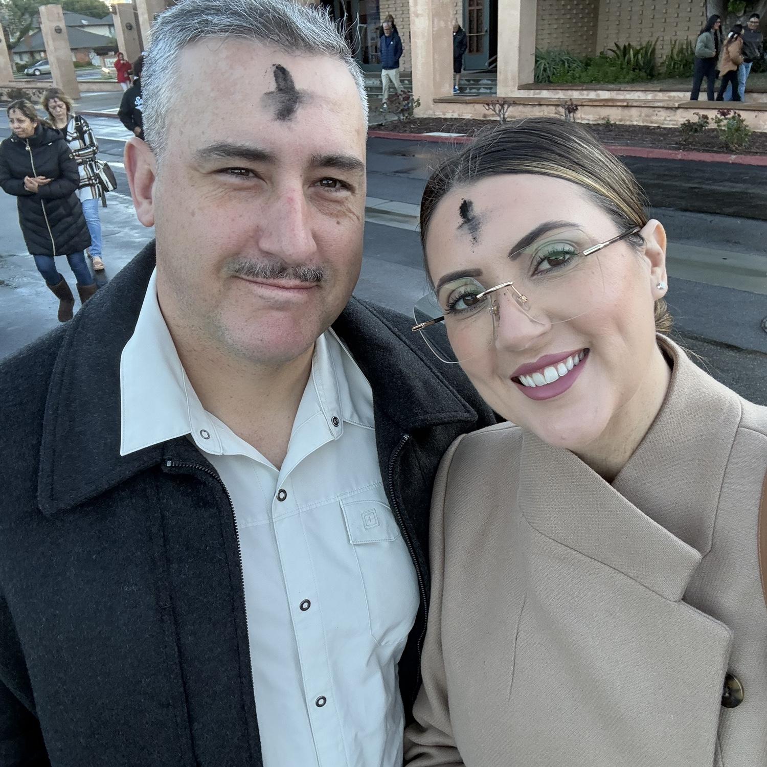 Matthew’s first Ash Wednesday!
