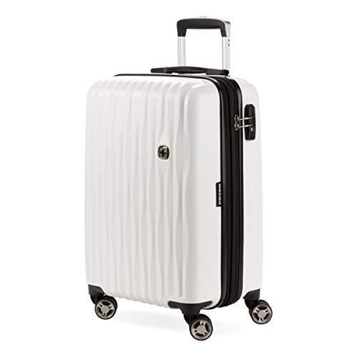 SWISSGEAR 7272 19” USB Energie Hardside Polycarbonate Spinner Luggage - - White