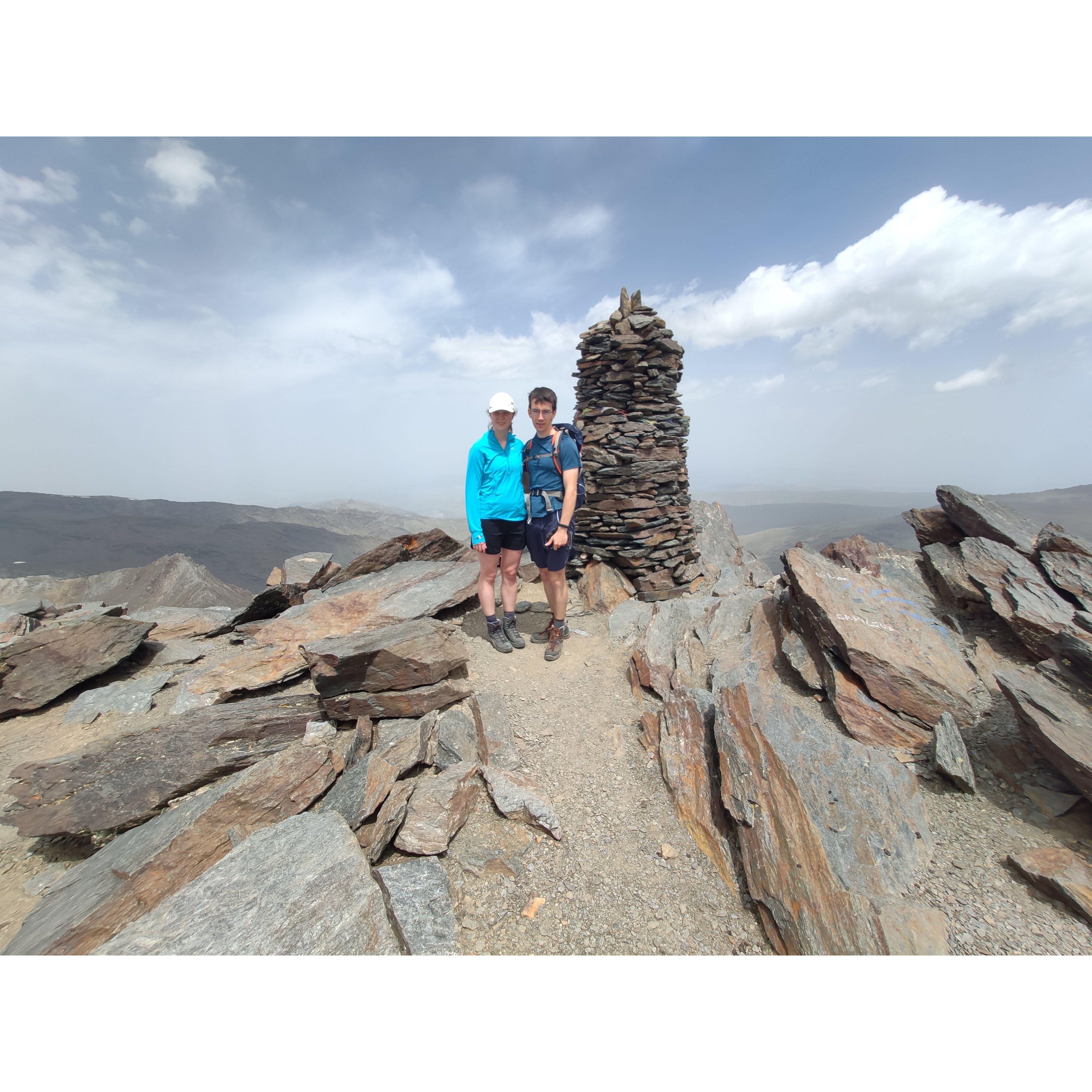 Hiking with Stefan up Mulhacén - Spain's highest mountain! (on Spain's mainland)