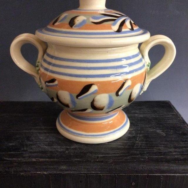 Mochaware Sugar Jar