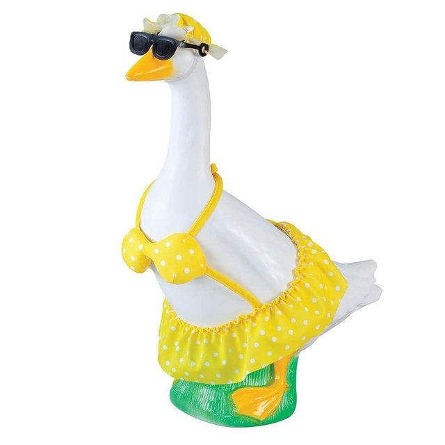 Fox Valley Traders Yellow Polka Dot Bikini Baby Goose Outfit by Gaggleville™