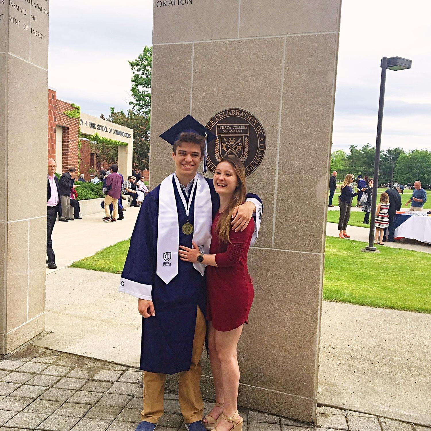 Matt graduates Ithaca College!