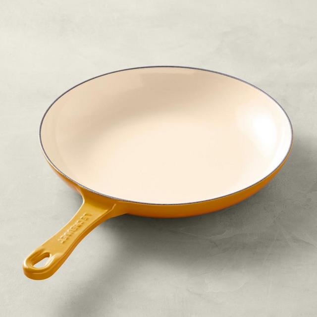 Le Creuset Enameled Cast Iron Shallow Fry Pan, 11", Nectar