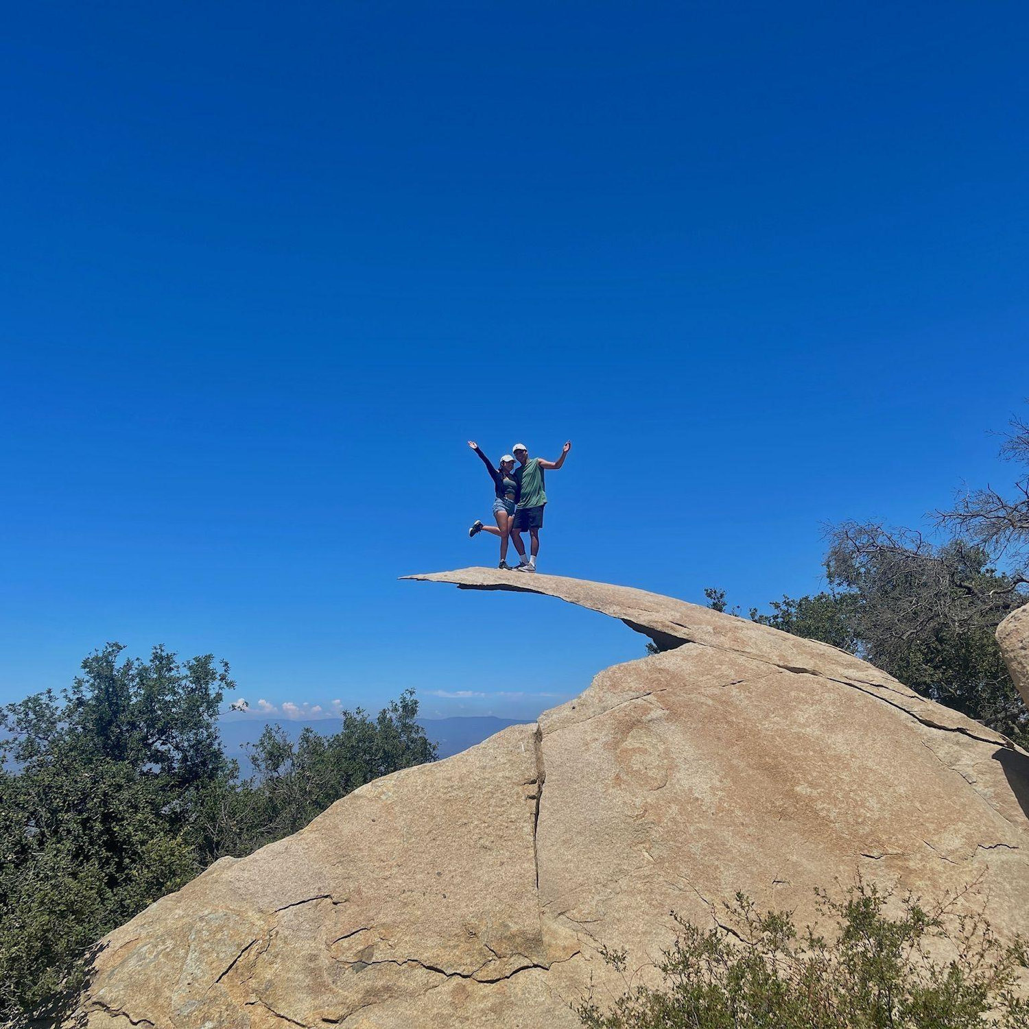 For our two years of dating, we hiked up Potato Chip Mountain!