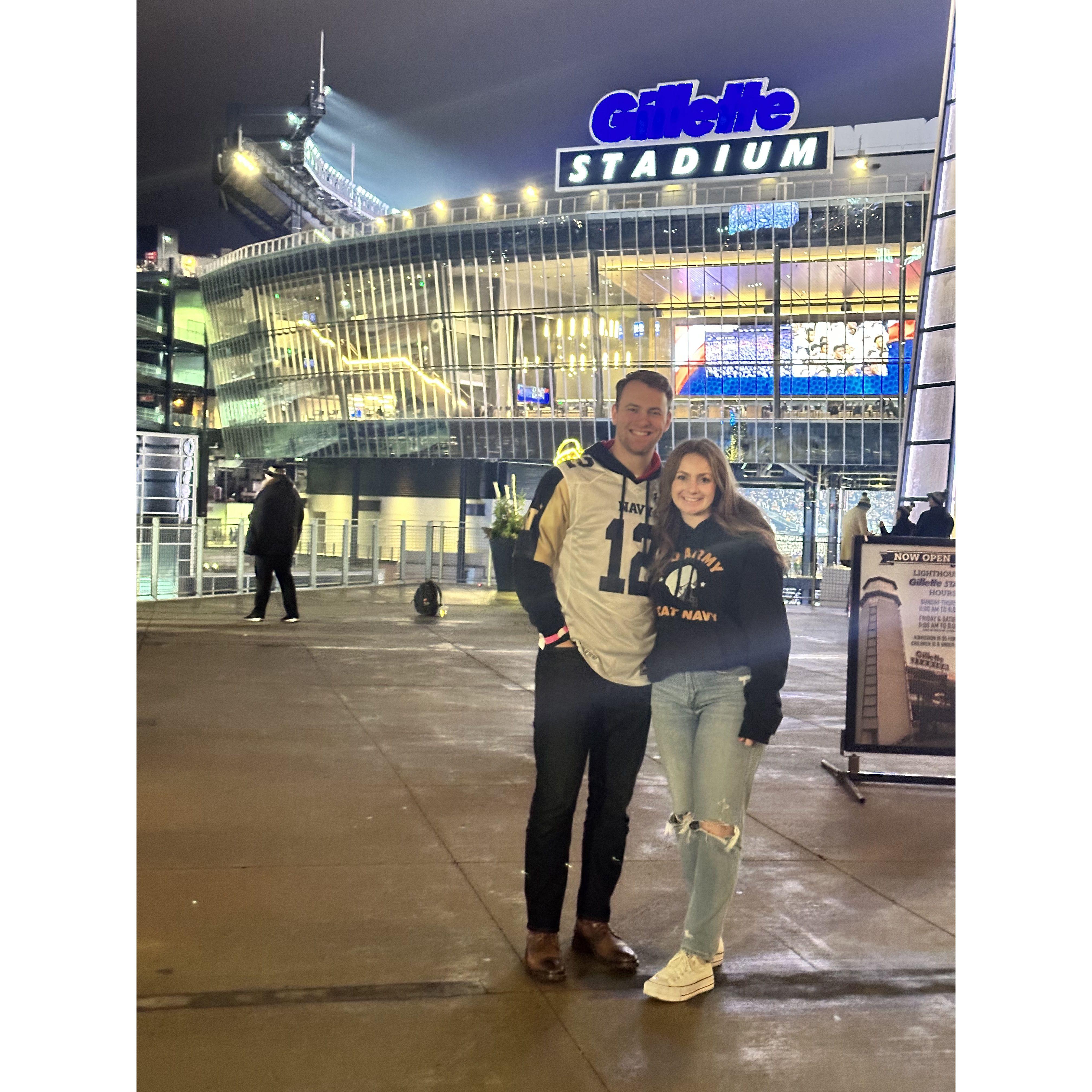 Army-Navy Football Game 2023 in Boston (December 2023)