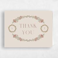 Brown Wedding Thank You - Mirelia Landscape
