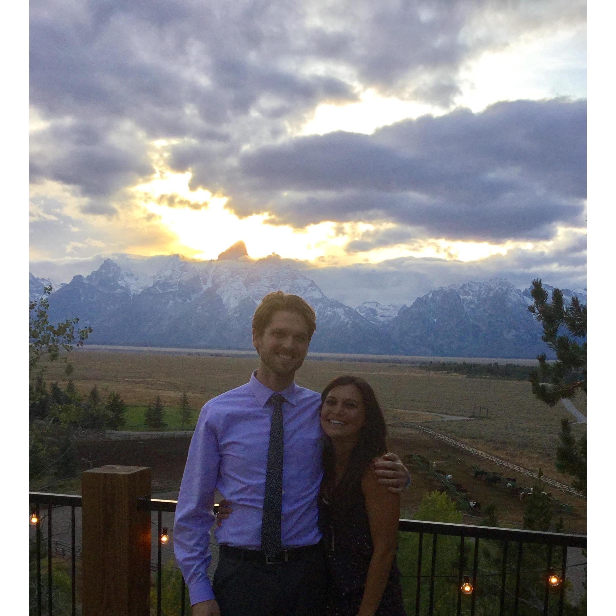 Jackson Hole, WY for Sara and Eric's wedding. September 2017.