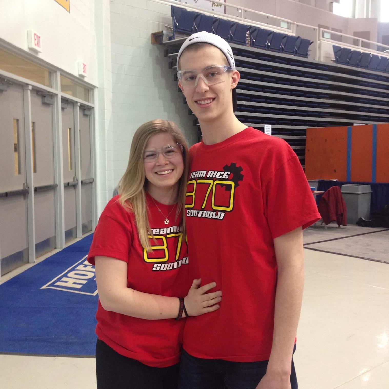Hannah's first robotics competition. Spring 2015