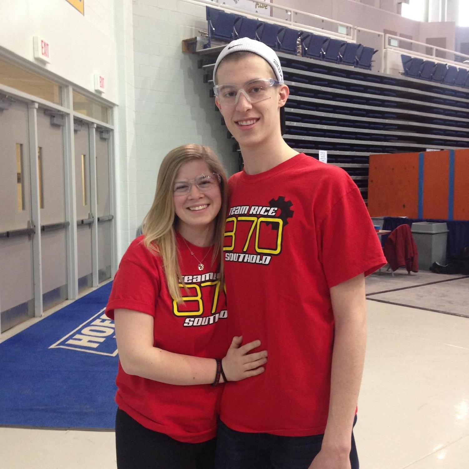 Hannah's first robotics competition. Spring 2015