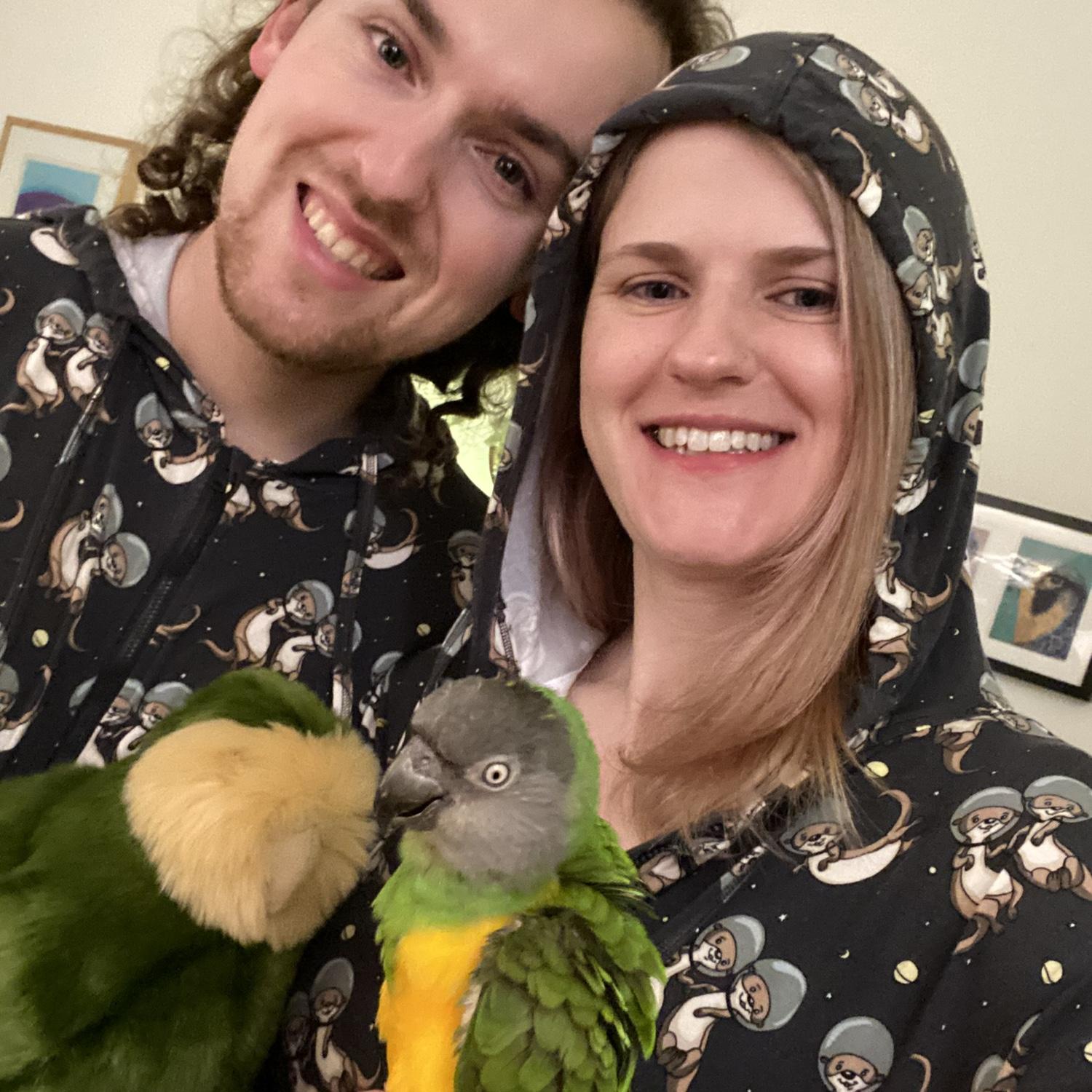 With Doc and Kumi the Kakapo