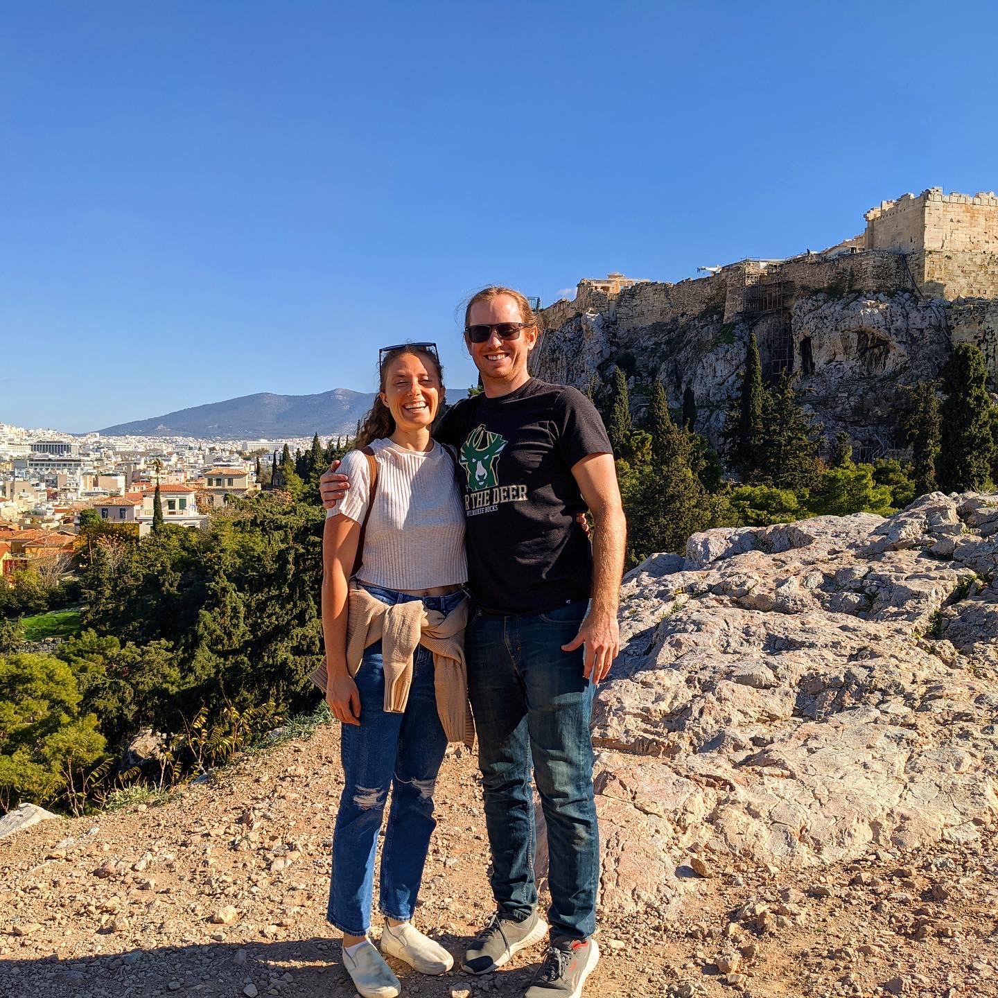 Our first international trip together, to Athens and Mykonos.