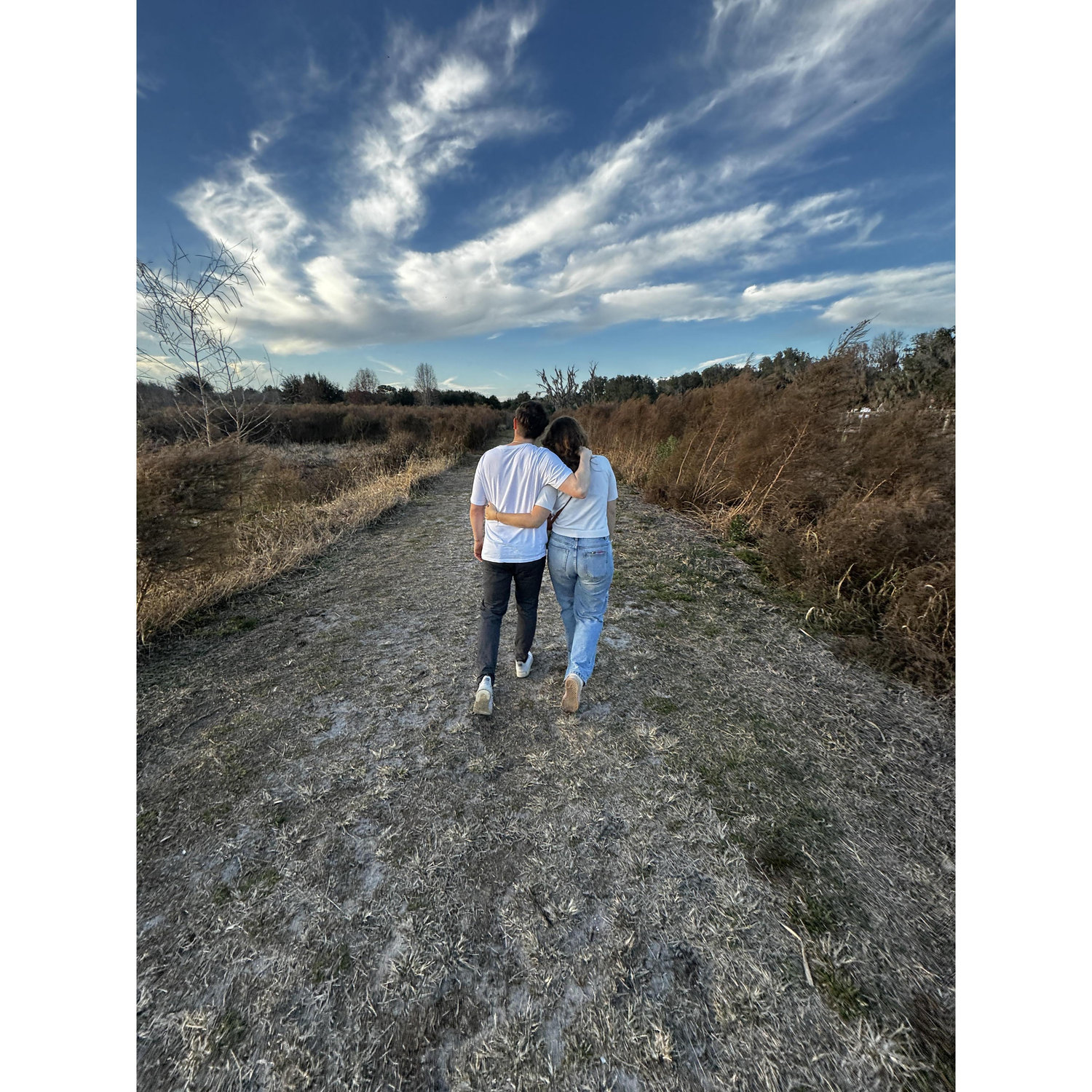 We love taking walks together! This was Sebastian's first visit to Gainesville, FL