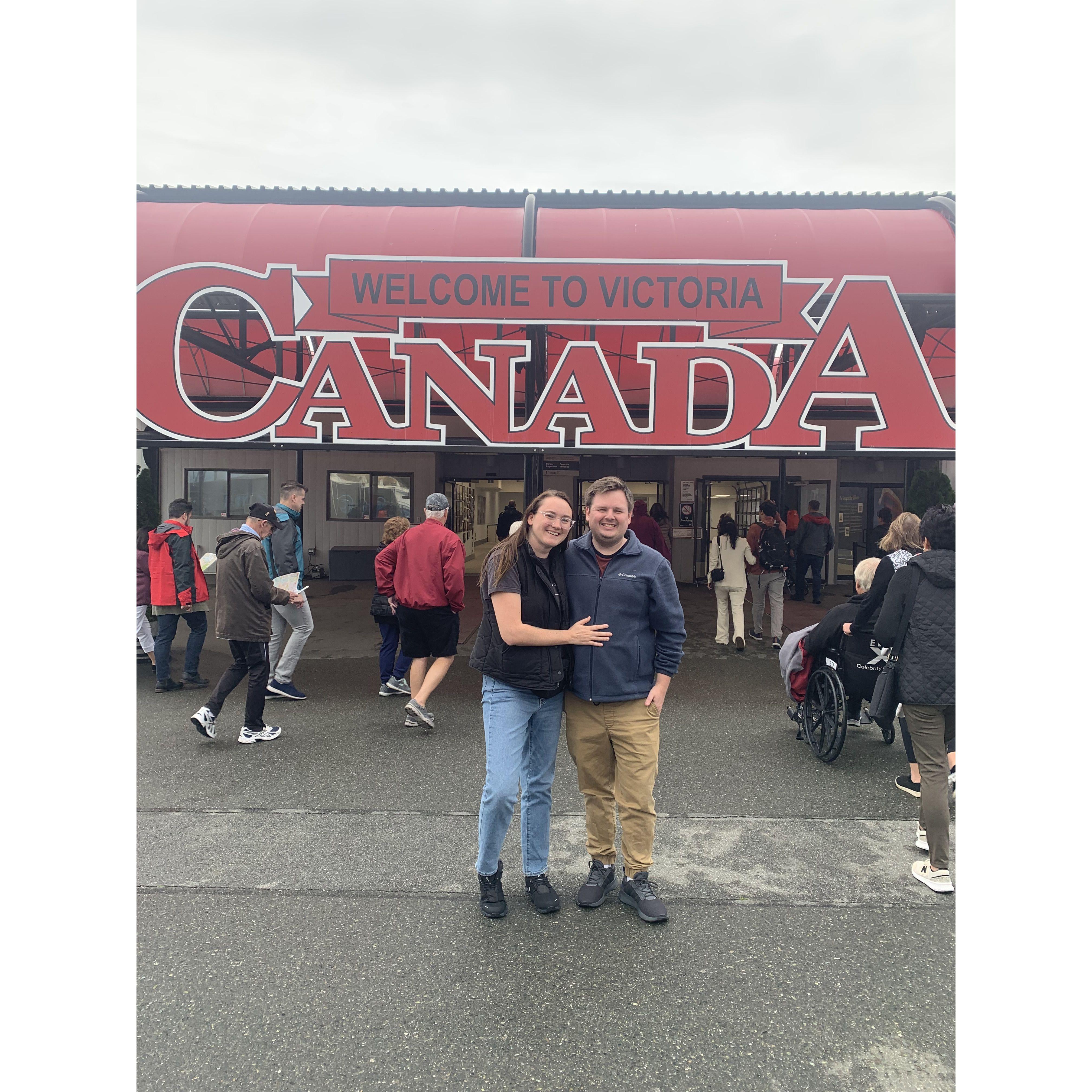 Our first time out of the country together!