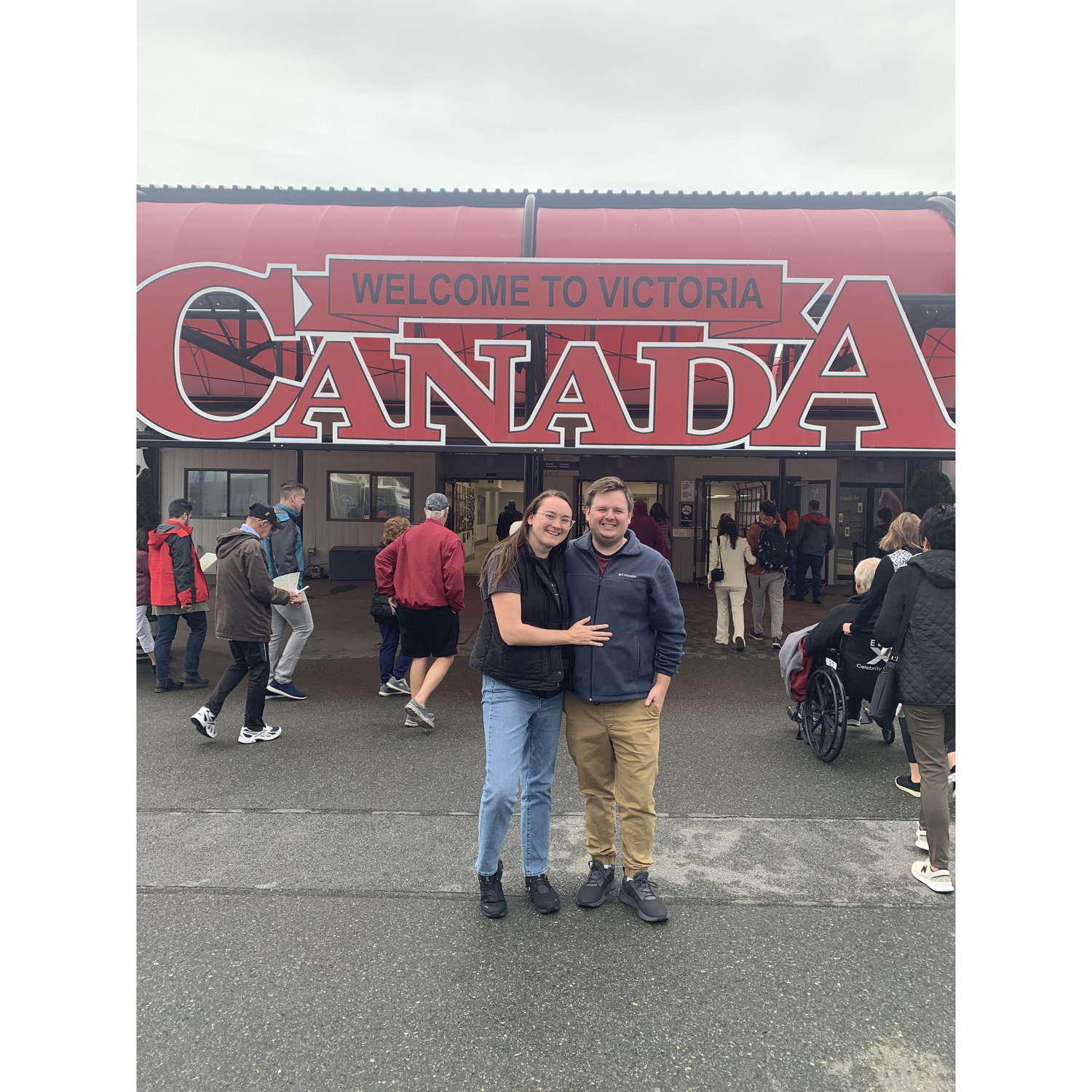 Our first time out of the country together!
