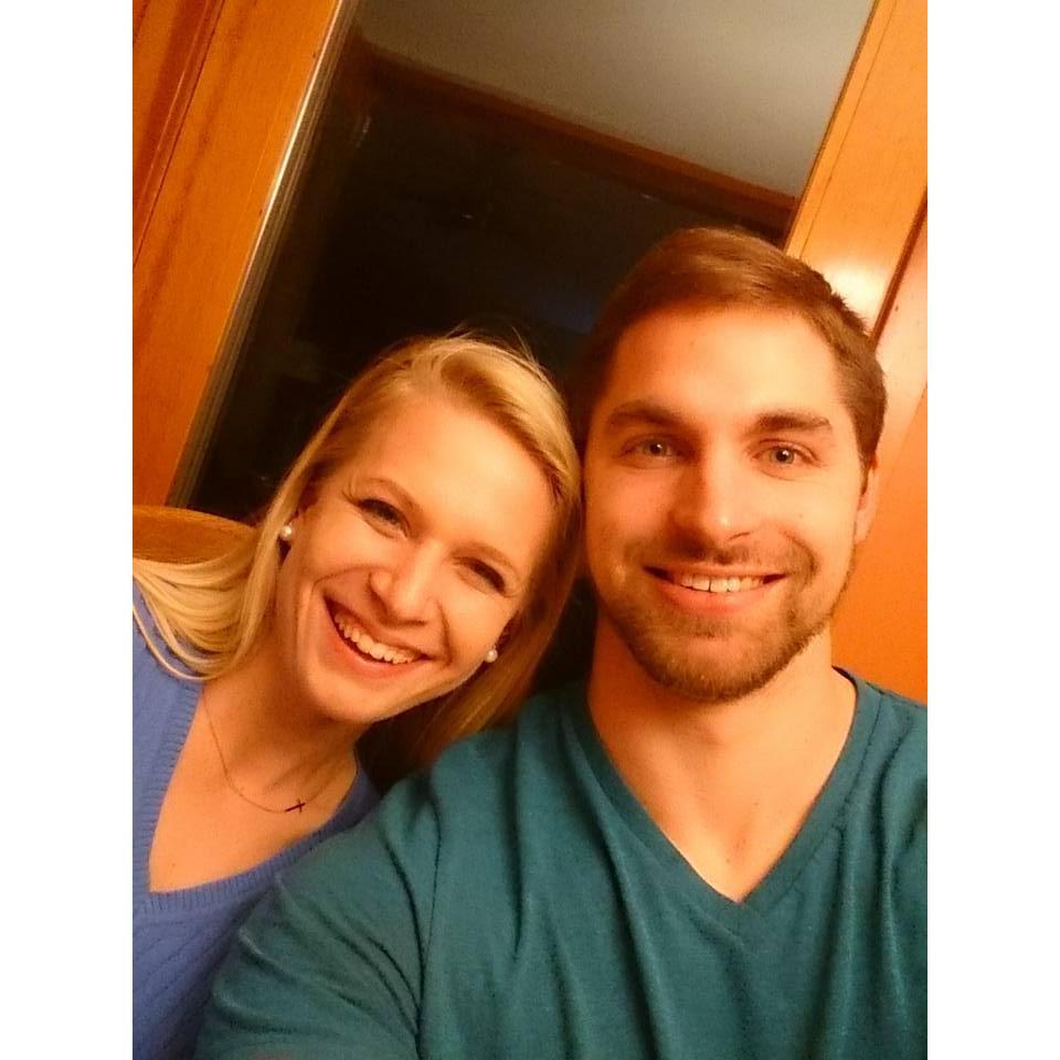 Our first Thanksgiving at Steven's grandfather's mountain house.