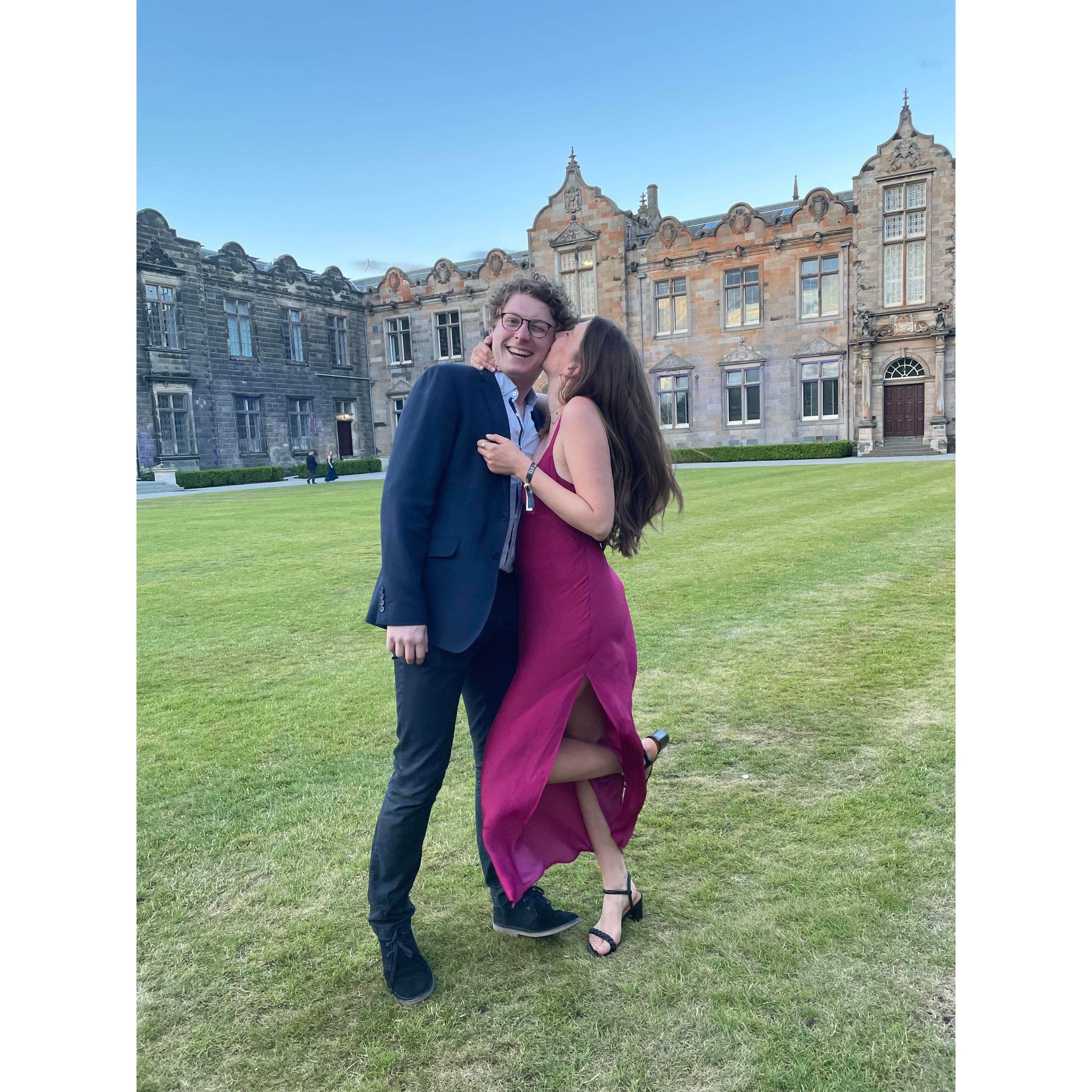 St Andrews Grad Ball (albeit, a few years after actual graduation!)