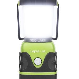 LE 1000LM Battery Powered LED Camping Lantern, Waterproof Tent Light with 4 Light Modes, Camping Essentials, Portable Lantern Flashlight for Camping, Emergency Light, Power Outages, Not Rechargeable