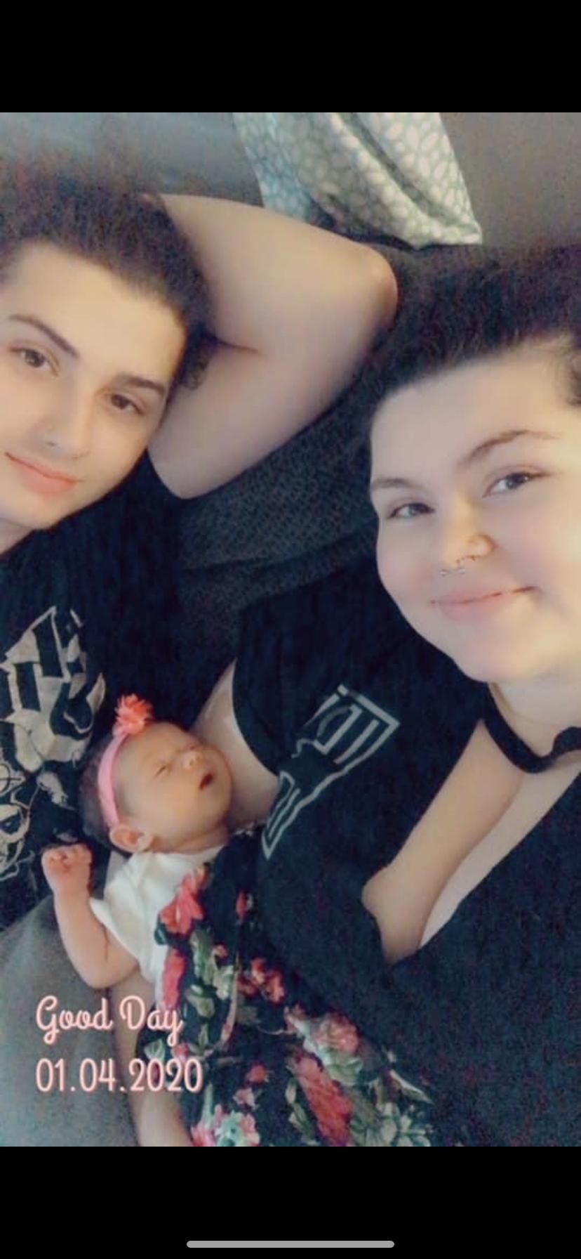 First family selfie out of the hospital