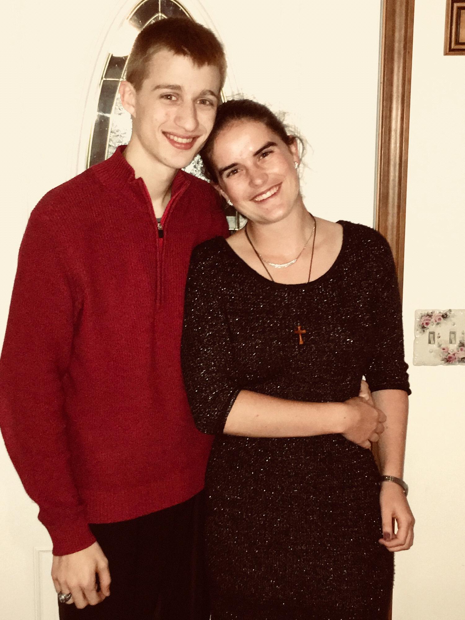 Our 6 month anniversary! Yeah, yeah, we still look a tad bit awkward in this photo, but that was over a year ago now! Boy, we have changed!