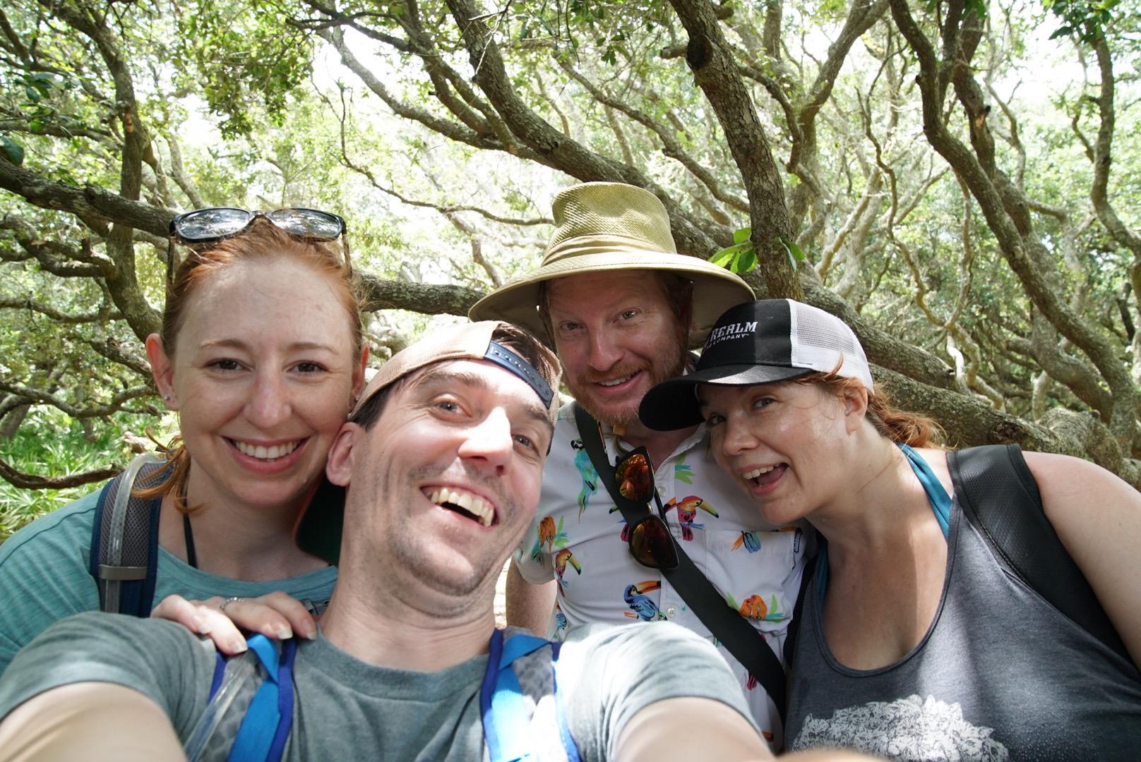 Us with Wendy and Luke on Cumberland Island.