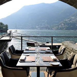 Dinner at Il Sereno al Lago in Lake Como, Italy