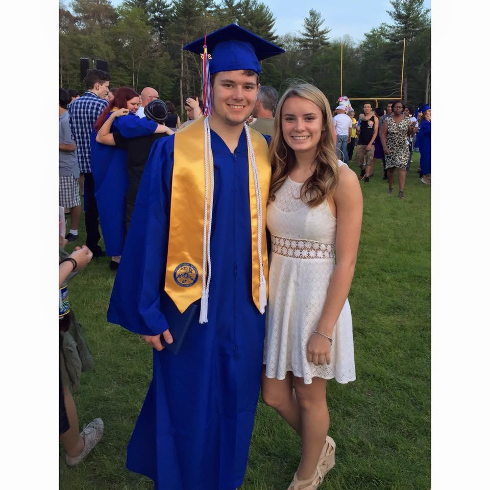 Declan and Shannon at his high school graduation