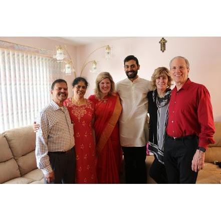 In-laws meeting at our family engagement party!